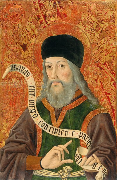 Il profeta Isaia, XV secolo da Swabian master