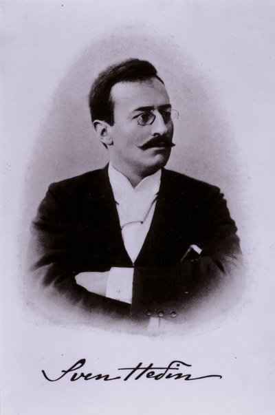 Sven Hedin, esploratore svedese (foto in b/n) da Swedish Photographer