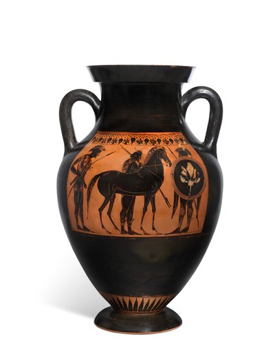 Anfora Attica a Figure Nere, c.540-520 a.C. da Swing Painter (attr.to)