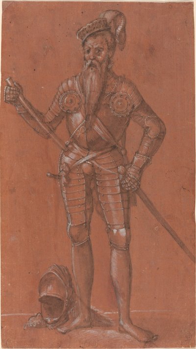 Un uomo in armatura da Swiss 16th Century