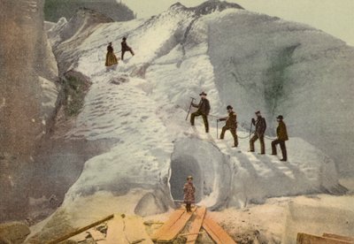Berner Oberland: Grindelwald, Ghiacciaio Inferiore (foto colorata) da Swiss Photographer