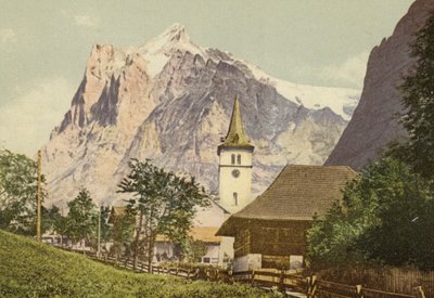 Berner Oberland: Grindelwald con chiesa da Swiss Photographer