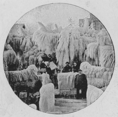 Effetto della bise a Ginevra, Inverno 1896 da Swiss Photographer