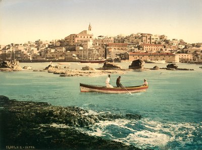 Porto di Giaffa con la città sullo sfondo da Swiss Photographer