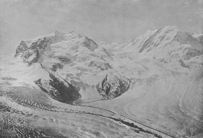 Il Monte Rosa (foto in b/n) da Swiss Photographer