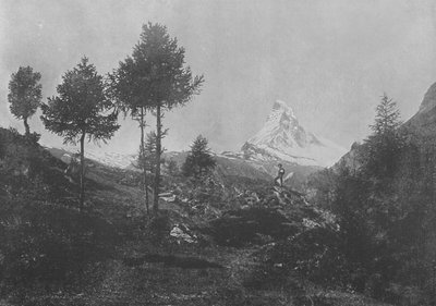 Paesaggio alpino e il Cervino (foto in bianco e nero) da Swiss Photographer