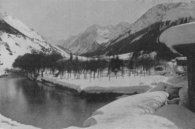 Paesaggio invernale a Klosters, Grigioni (foto in bianco e nero) da Swiss Photographer
