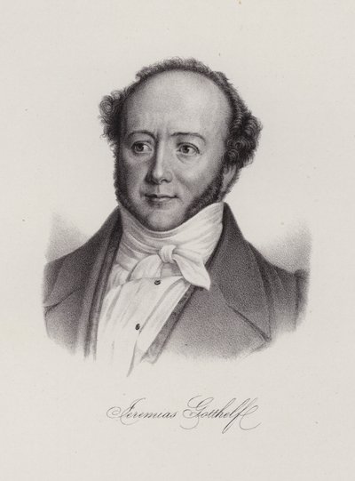 Albert Bitzius, romanziere svizzero che scrisse sotto lo pseudonimo di Jeremias Gotthelf da Swiss School