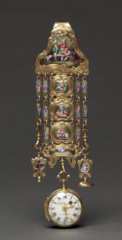 Orologio Chatelaine, metà 1800 da Swiss School