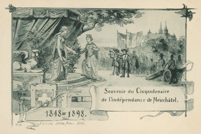 Cinquantesimo anniversario di Neuchatel che si dichiara repubblica all