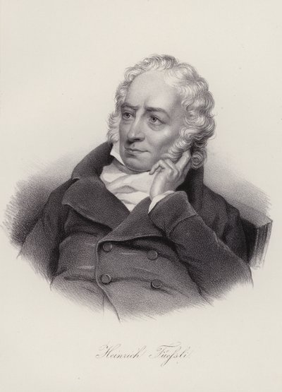 Henry Fuseli, pittore svizzero (incisione) da Swiss School