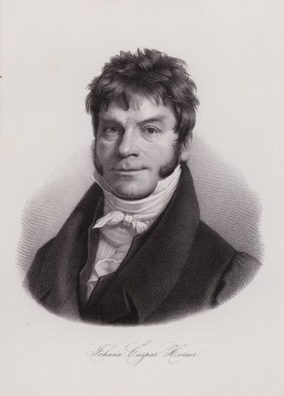 Johann Caspar Horner, fisico, matematico e astronomo svizzero (incisione) da Swiss School