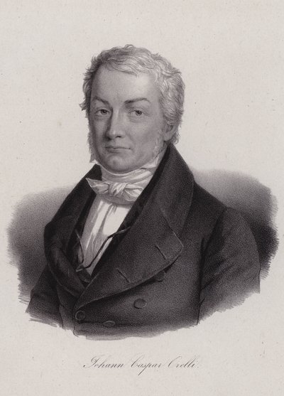 Johann Caspar von Orelli, studioso classico svizzero da Swiss School