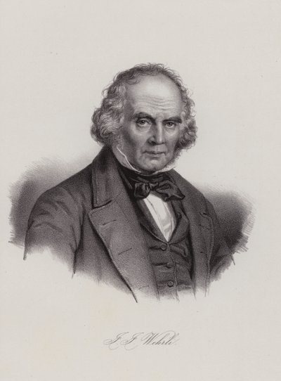 Johann Jakob Wehrli, educatore svizzero (incisione) da Swiss School