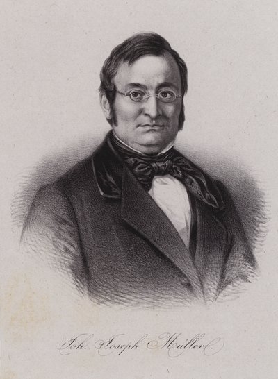 Johann Joseph Muller, politico svizzero (incisione) da Swiss School