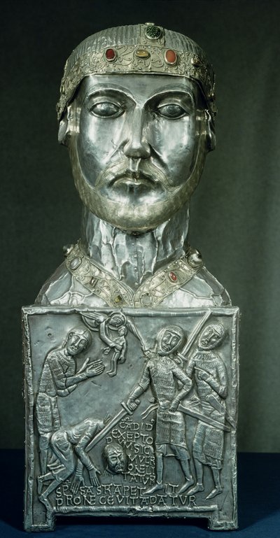 Reliquiario della testa di San Candido, c.1165 da Swiss School