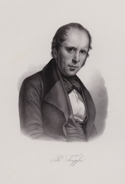 Rodolphe Topffer, insegnante e artista svizzero (incisione) da Swiss School
