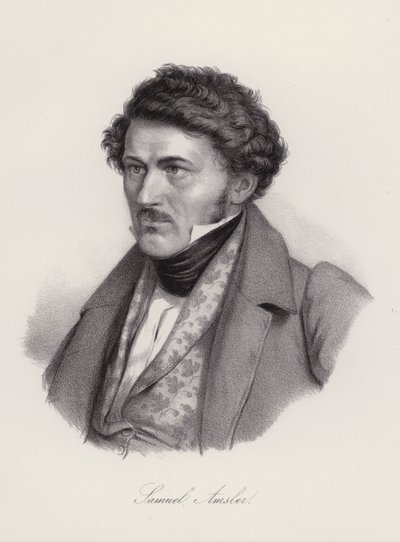 Samuel Amsler, incisore svizzero (incisione) da Swiss School