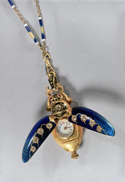 Orologio a ciondolo a forma di scarabeo, Chaux-de-Fonds, anni 1890 da Swiss School