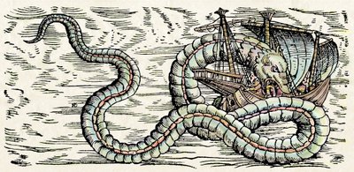 Mostro marino, illustrazione da 