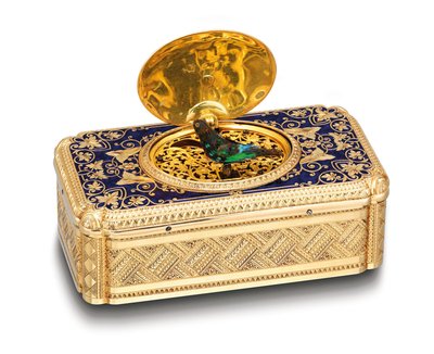 Scatola per uccelli canori, c.1840 da Swiss School