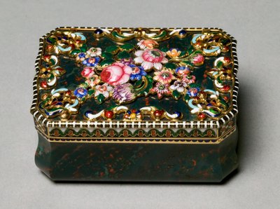 Tabacchiera, attribuita a miniatura dipinta da Jean-Louis Richter da Swiss School