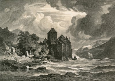 Il castello di Chillon, lago di Ginevra da Swiss School