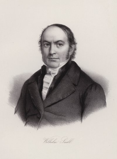 Wilhelm Snell, professore e politico svizzero (incisione) da Swiss School