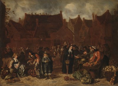 Mercato delle verdure da Sybrand van Beest