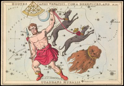 Bootes Canes Venatici, Coma Berenices e Quadrans Muralis da Sydney Hall