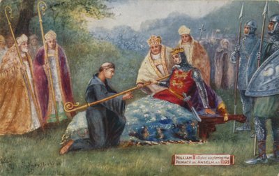 Guglielmo II conferisce il primato ad Anselmo, 1093 da Sydney Herbert