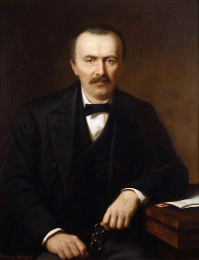 Ritratto di Heinrich Schliemann, ca 1866 da Sydney Hodges