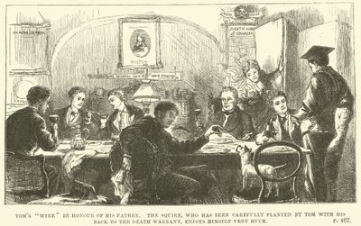 Illustrazione per Tom Brown a Oxford di Thomas Hughes da Sydney Prior (after) Hall