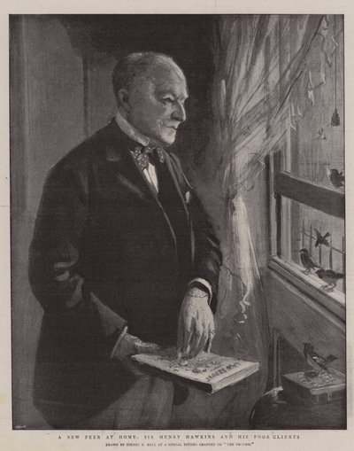 Un nuovo pari a casa, Sir Henry Hawkins e i suoi poveri clienti da Sydney Prior Hall