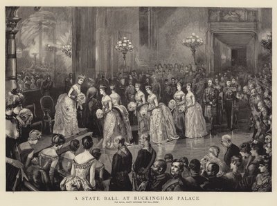 Un ballo di stato a Buckingham Palace da Sydney Prior Hall