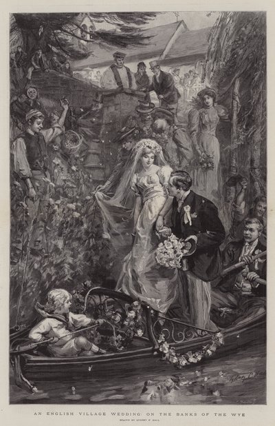 Un Matrimonio di Villaggio Inglese, sulle Rive del Wye da Sydney Prior Hall