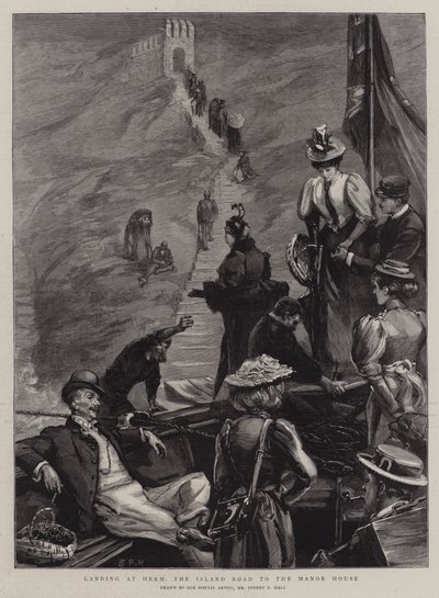 Sbarco a Herm, la strada dell