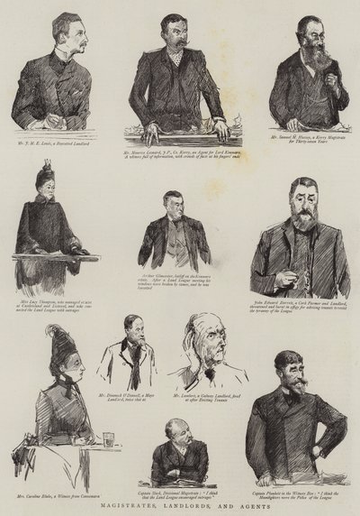 Magistrati, proprietari terrieri e agenti da Sydney Prior Hall