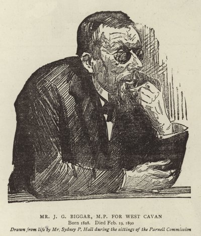 Mr J G Biggar, deputato per West Cavan da Sydney Prior Hall