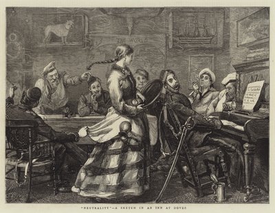 Neutralità, uno schizzo in una locanda a Dover da Sydney Prior Hall