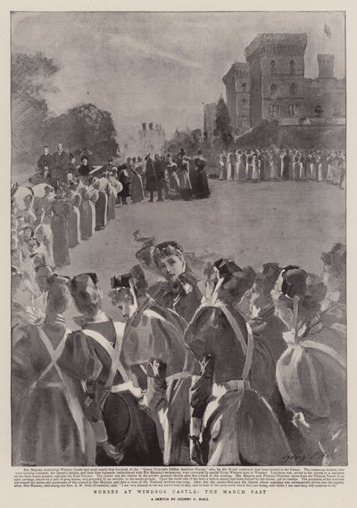 Infermieri al Castello di Windsor, la marcia da Sydney Prior Hall
