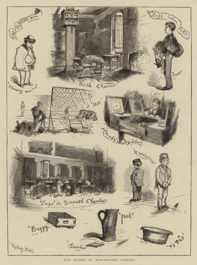 Il nostro artista al Winchester College da Sydney Prior Hall
