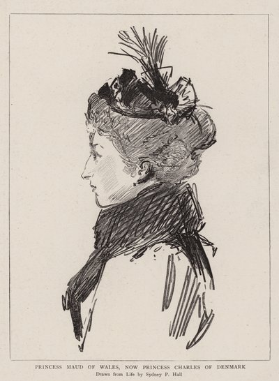 Principessa Maud del Galles, ora Principessa Carlo di Danimarca da Sydney Prior Hall