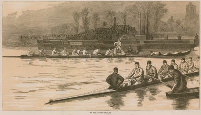 Ricordi di una regata Oxford e Cambridge: Alla partenza-Peeling da Sydney Prior Hall