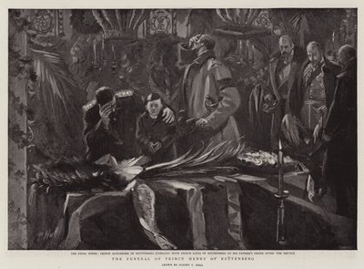 Il funerale del principe Enrico di Battenberg da Sydney Prior Hall