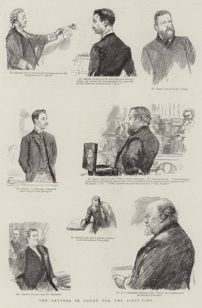 Le Lettere in Tribunale per la Prima Volta da Sydney Prior Hall