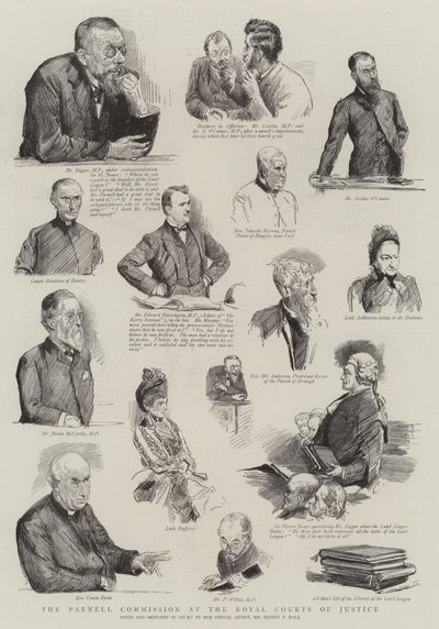 La Commissione Parnell alla Royal Courts of Justice da Sydney Prior Hall