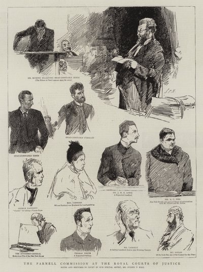 La Commissione Parnell alla Royal Courts of Justice da Sydney Prior Hall