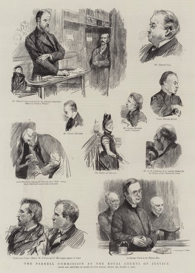 La Commissione Parnell alla Royal Courts of Justice da Sydney Prior Hall