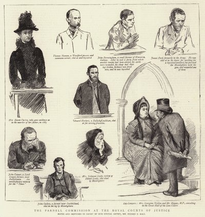 La Commissione Parnell alla Royal Courts of Justice da Sydney Prior Hall